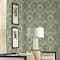 RoomMates Swept Away Green Peel & Stick Wallpaper